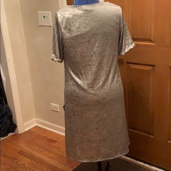 Light Knit Silver Dress - Picture 4 of 8
